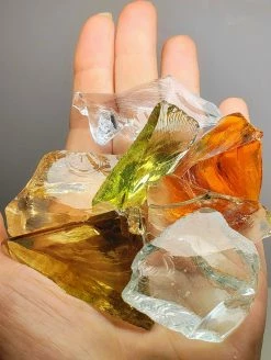 Tools4transformation Traditional Rough Andara Crystals Pastel Bundle Traditional Andara Crystals - 7 Pieces 116g