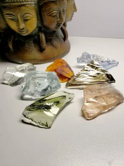 Tools4transformation Traditional Rough Andara Crystals Pastel Bundle Traditional Andara Crystals - 7 Pieces 116g