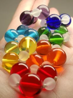 Tools4transformation Andara Crystal Ring Chakra Set