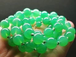 Tools4transformation Chrysoprase EO++ 8+mm (super Rare Size) 22inch