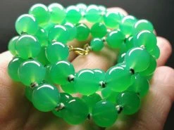 Tools4transformation Chrysoprase EO++ 8+mm (super Rare Size) 22inch