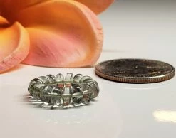 Tools4transformation Gem Healing Rings Aquamarine Green Gem Healing Ring