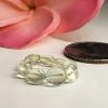 Tools4transformation Prehnite Green Gem Healing Ring