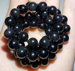 Tools4transformation Rainbow Obsidian EO+ 8+mm 24inch Obsidian - Rainbow