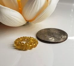 Tools4transformation Sapphire - Yellow Gem Healing Ring