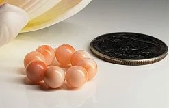 Tools4transformation Coral - Pink / Angel Skin Gem Healing Ring