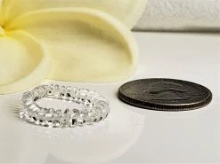 Tools4transformation Petalite - Clear/Colorless Gem Healing Ring