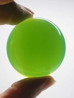 Tools4transformation Opalescent - Green Andara Crystal Cabochon 40mm Andara Crystal Healing & Meditation Tools