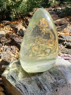 Tools4transformation SPECIAL BUY Gold - Light (Celestial Gold) Seafoam Polished Andara Crystal 5.94kg