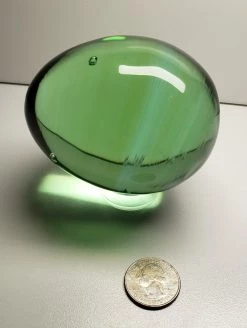 Tools4transformaltion Eggs Green - Light (shaman) Andara Crystal Jumbo Egg 582g