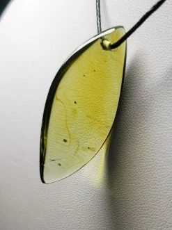 Tools4transformation Bi-color Aqua W/ Brown Andara Crystal Simple Wear Pendant A Pendants