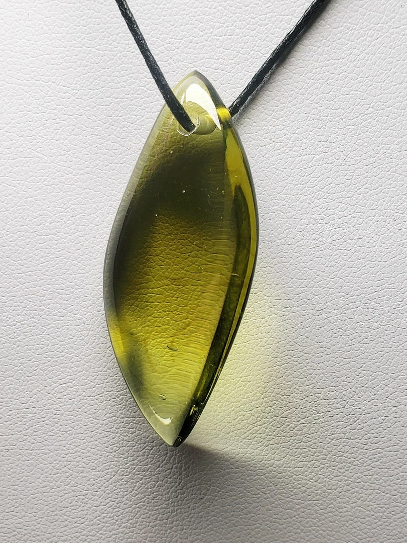 Tools4transformation Bi-color Aqua W/ Brown Andara Crystal Simple Wear Pendant A Pendants