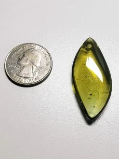 Tools4transformation Bi-color Aqua W/ Brown Andara Crystal Simple Wear Pendant A Pendants