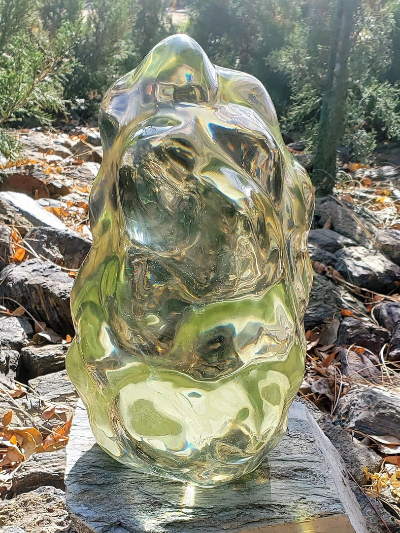 Tools4transformation Gold - Light (Celestial Gold) Polished Andara Crystal 12.9kg