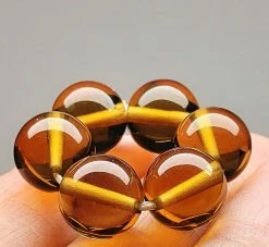 Tools4transformation Brown Andara Crystal Therapy/Meditation Ring