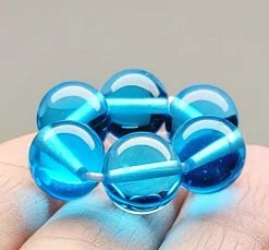 Tools4transformation Blue (Bright Light) Andara Crystal Therapy/Meditation Ring Chakra Sets