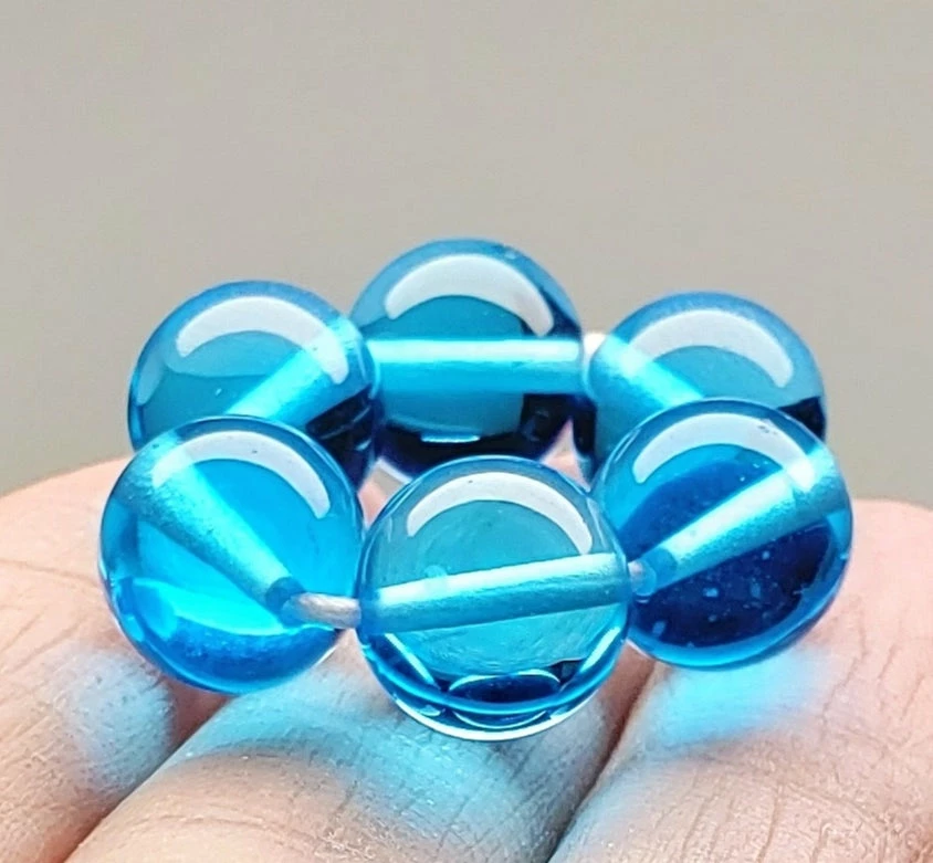 Tools4transformation Blue (Bright Light) Andara Crystal Therapy/Meditation Ring Chakra Sets
