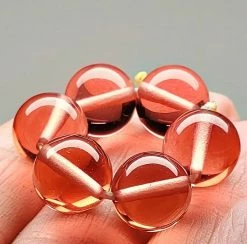 Tools4transformation Chakra Sets Peach Pink Andara Crystal Healing /Meditation Ring