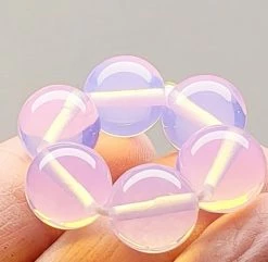 Tools4transformation Opalesence - Pink Andara Crystal Therapy/Meditation Ring Chakra Sets