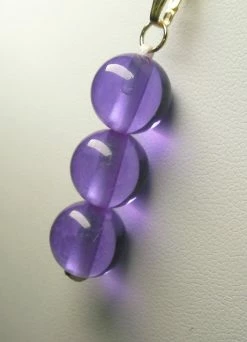 Tools4transformation Violet Flame Andara Crystal Pendant Healing Flames