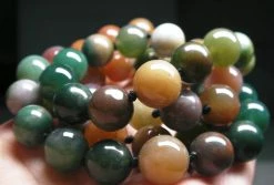 Tools4transformation Earth Tone Agate EO 10.5mm 25.5inch Agate - Earth Tone