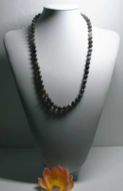 Tools4transformation Earth Tone Agate EO 8+mm 24inch Agate - Earth Tone