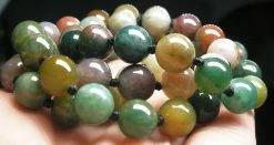 Tools4transformation Earth Tone Agate EO 8+mm 24inch Agate - Earth Tone