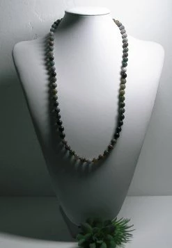 Tools4transformation Earth Tone Agate EO 8+mm 26inch Agate - Earth Tone