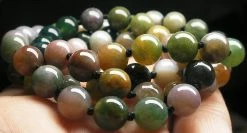 Tools4transformation Earth Tone Agate EO 8+mm 26inch Agate - Earth Tone