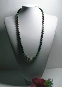 Tools4transformation Earth Tone Agate EO++ 8+mm 26inch Agate - Earth Tone