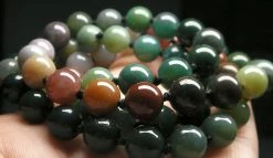 Tools4transformation Earth Tone Agate EO++ 8+mm 26inch Agate - Earth Tone