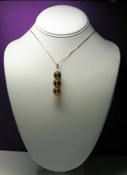 Tools4transformation Pendants Amber Andara Crystal Pendant (3 X 12mm)