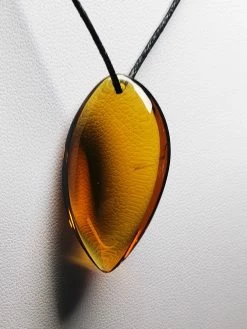Tools4transformation Pendants Amber Andara Crystal Simple Wear Pendant A