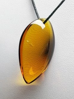 Tools4transformation Pendants Amber Andara Crystal Simple Wear Pendant A