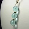 Tools4transformation Aqua - Blue Andara Crystal With Gold Pendant (3 X 12mm) Pendants