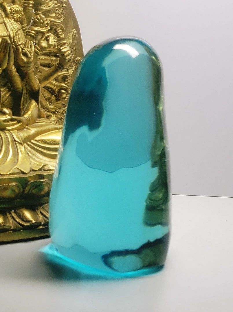 Tools4transformation SPECIAL BUY Aqua Blue (Azure Elysium) Andara Crystal 786g