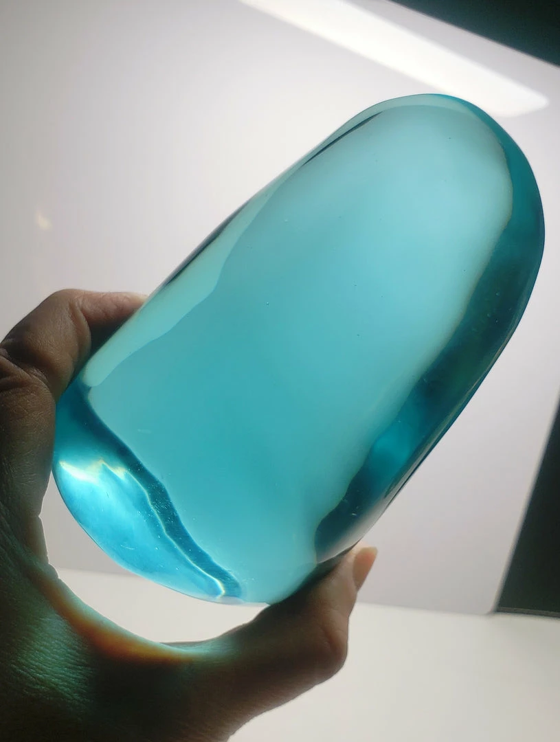 Tools4transformation SPECIAL BUY Aqua Blue (Azure Elysium) Andara Crystal 786g