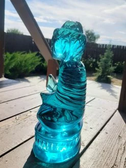 Tools4transformation SPECIAL BUY Aqua Blue Andara Crystal Blessing Buddha