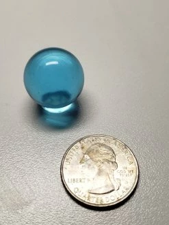 Tools4transformation Aqua Blue Andara Crystal Mini Sphere 20mm