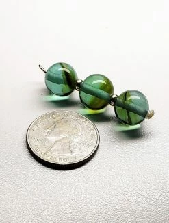 Tools4transformation Pendants Aqua Blue Shaman Andara Crystal Pendant With Gold (3 X 12mm)