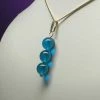 Tools4transformation Pendants Blue - Bright Dark Andara Crystal Pendant (3 X 12mm)