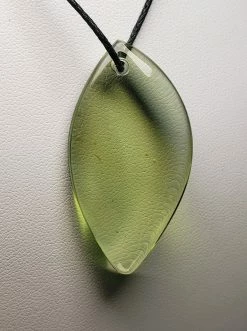 Tools4transformation Bi-color Aqua W/ Brown Andara Crystal Simple Wear Pendant E