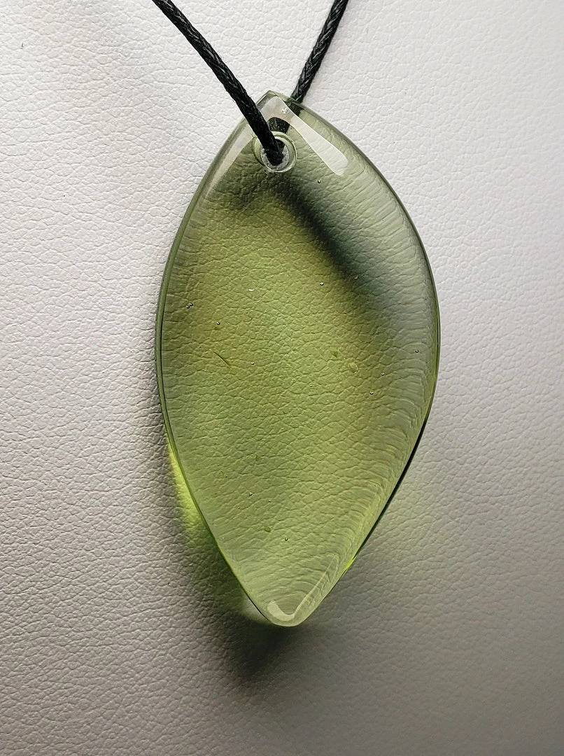 Tools4transformation Bi-color Aqua W/ Brown Andara Crystal Simple Wear Pendant E