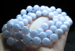 Tools4transformation Blue Lace Agate EO++ 8+mm 24inch Agate - Blue Lace