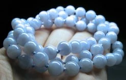 Tools4transformation Agate - Blue Lace Blue Lace Agate EO++ 8+mm 24.5inch