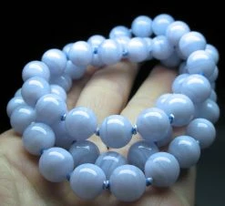 Tools4transformation Blue Lace Agate EO++ 10+mm 25.5inch