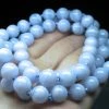 Tools4transformation Blue Lace Agate EO++ 10+mm 28inch Agate - Blue Lace
