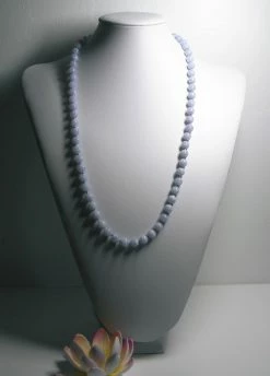 Tools4transformation Agate - Blue Lace Blue Lace Agate EO++ 8+mm 25.5inch