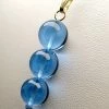 Tools4transformation Blue Andara Crystal Pendant (3 X 12mm)