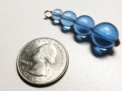 Tools4transformation Blue Andara Crystal With Gold Pendant (1 X 6-12mm)